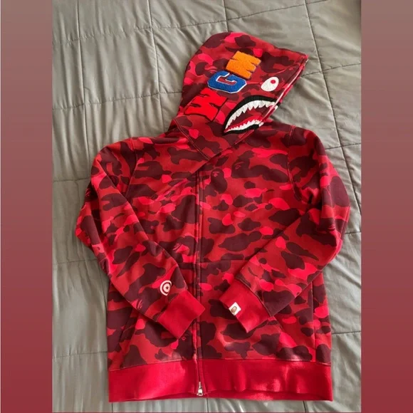 Red bapsta hoodie